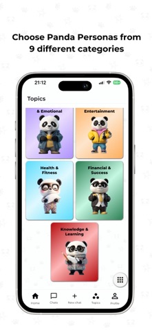 PandaAI: Talk to AI Characters screenshot