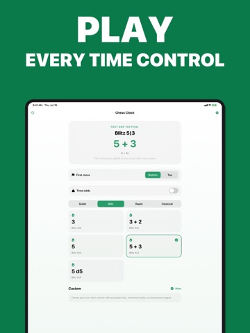 Chess Clock: Chess Game Timer iPad screenshot