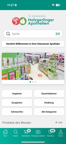 Holzgerlinger Apotheken screenshot