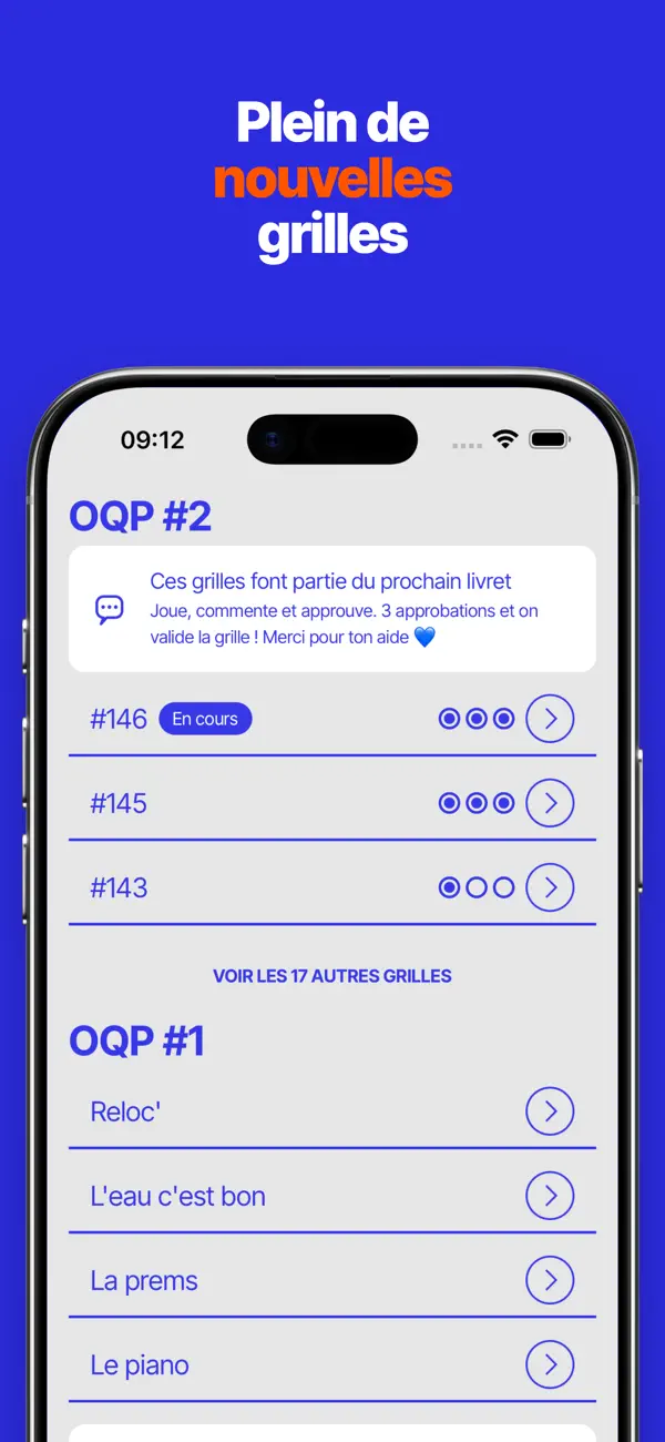 Screenshot #2 pour OQP - Mots fléchés modernes