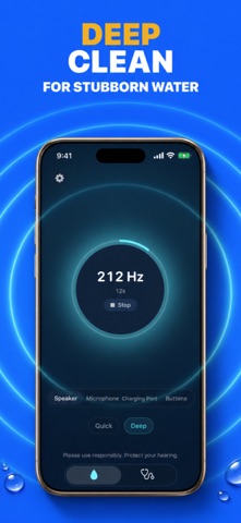 Water Remover, Speaker Cleaner iPhone screenshot
