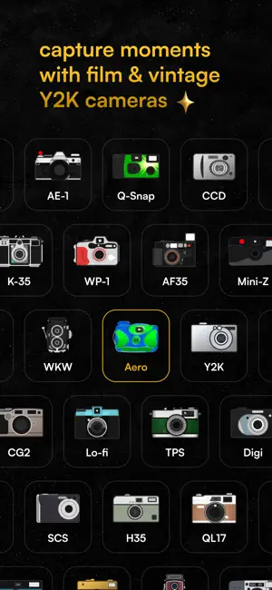 yuzu cam: vintage camera iPhone screenshot 1