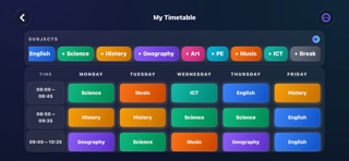 Days Timetable iPhone screenshot