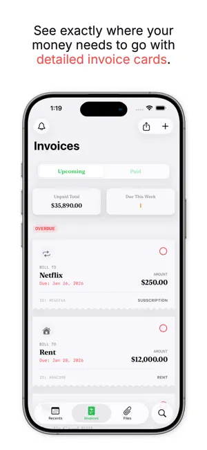 Pocket Receipts - Scan PDFs screenshot 2