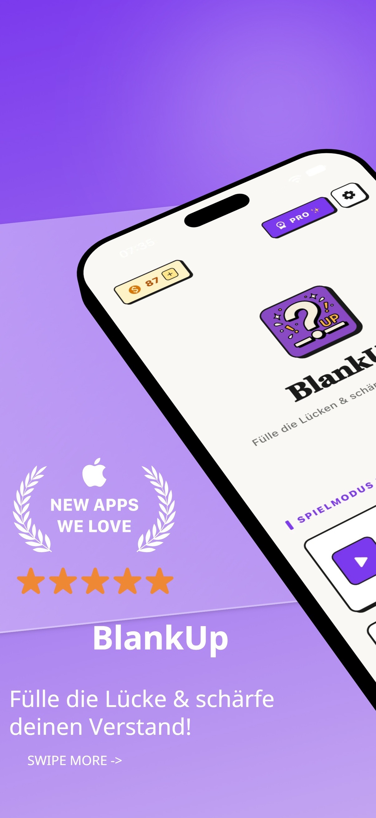 Screenshot 1 of BlankUp