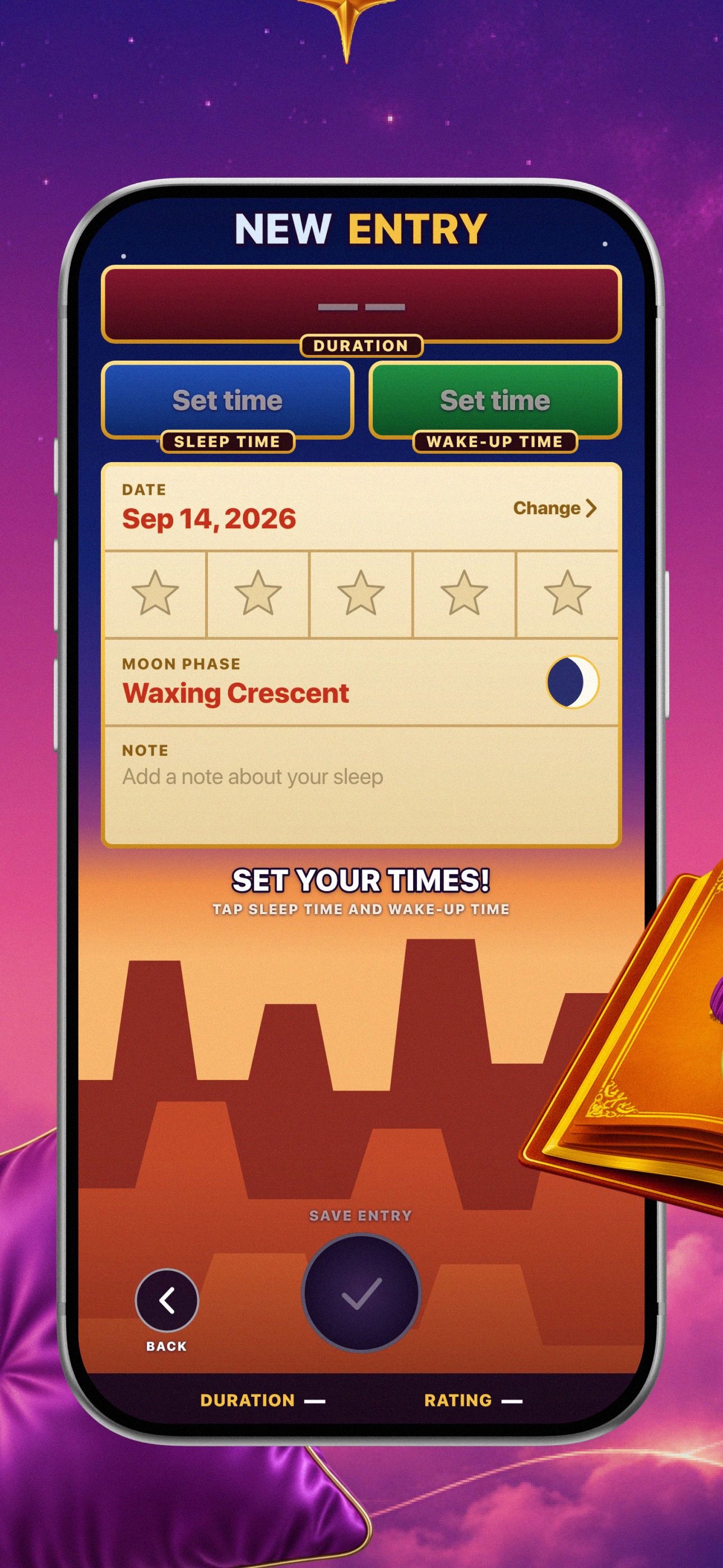 Screenshot 3 of Veluna Sleep Journal