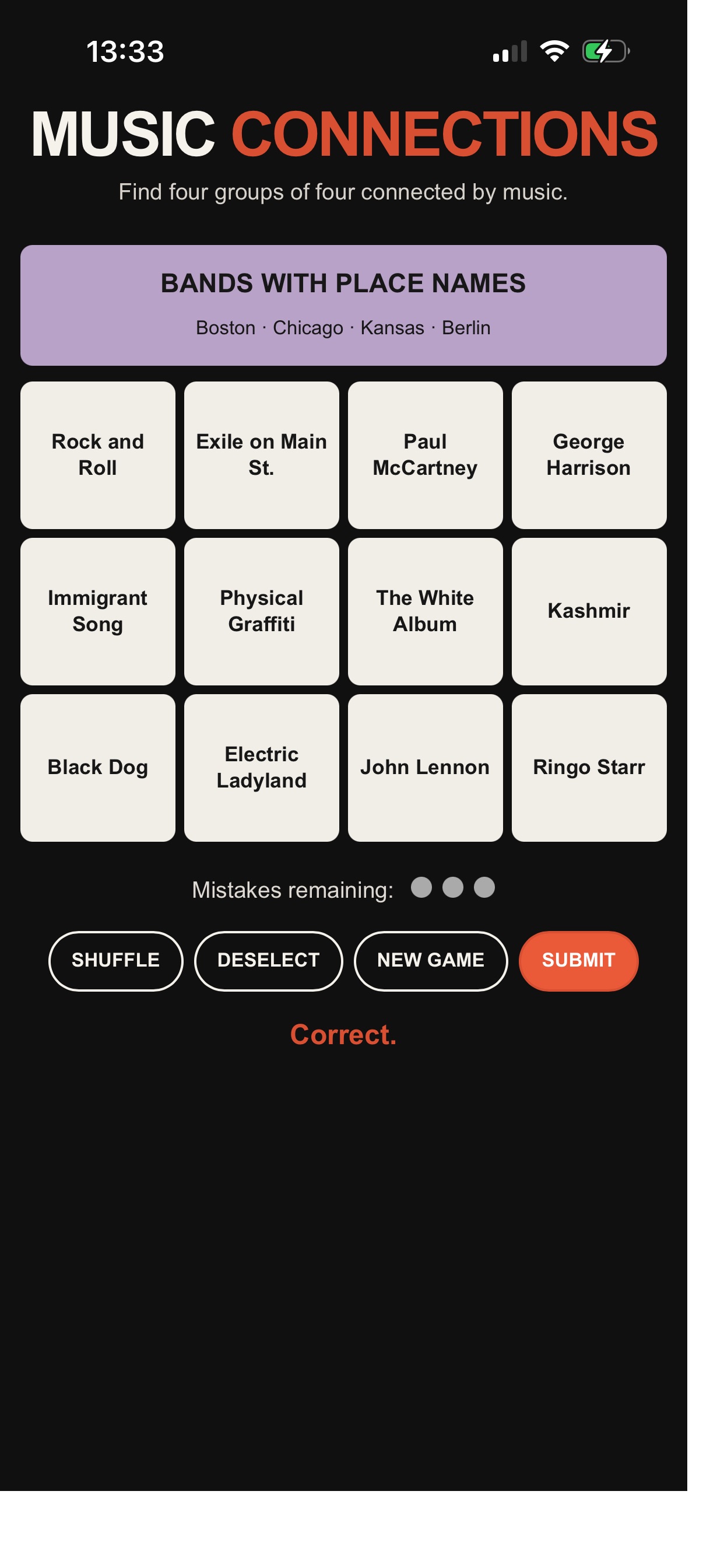 Screenshot 1 of Music Connections