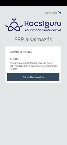 apponERP számlafeltöltő screenshot