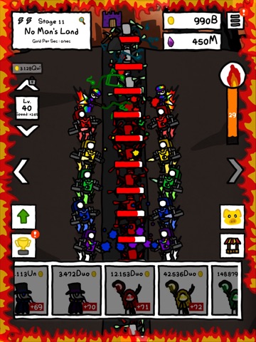 Merge Stickman : To The +99Lv. iPad screenshot
