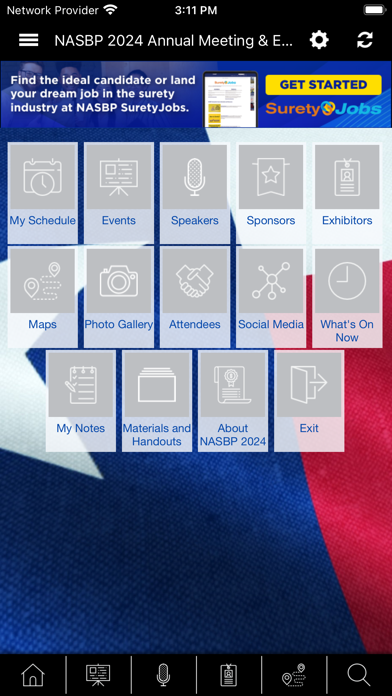 NASBP Annual Meetings Screenshot