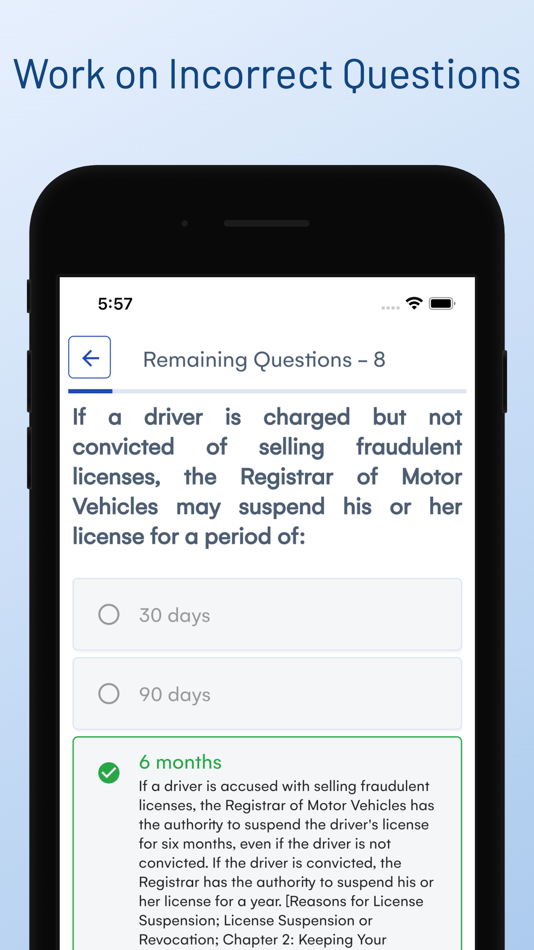 #5. Mass RMV Driver Permit Test (iOS) By: Jayesh Vagadiya