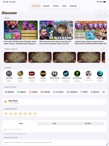 BaseVault iPad screenshot