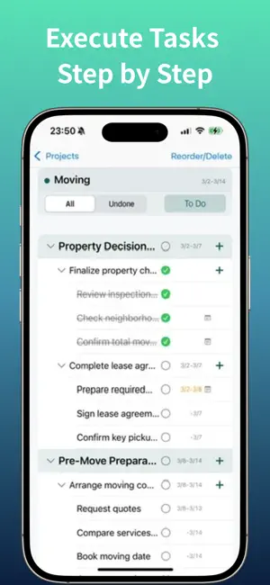 TaskOutline screenshot 2