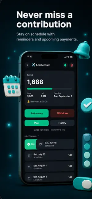 Stashy: Piggy Bank & Target screenshot 3