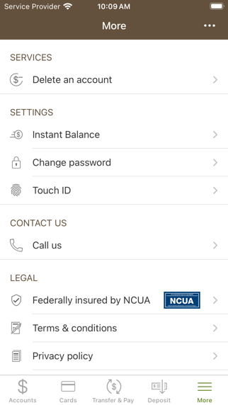 OCTFCU Mobile App Screenshot