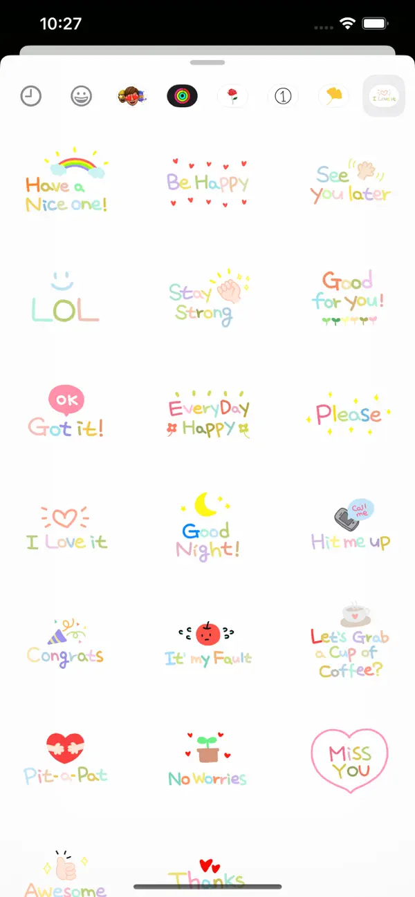 Screenshot #3 pour Pastel Handwriting ENG