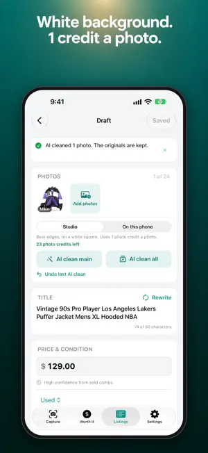 FlowLister AI: Resale Listings screenshot 2
