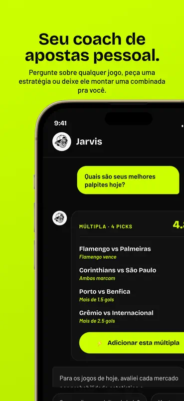 Jarvis Bet: Palpites & Coach screenshot 4 of 7