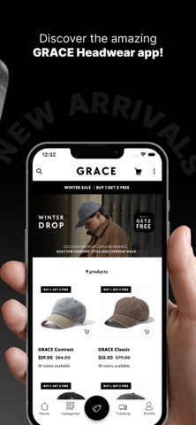 GRACE Headwear screenshot