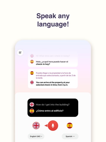 Real Time Translator - Voxity iPad screenshot