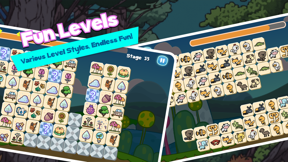 #2. Fantasy Link: tile matching (iOS) By: uyo game