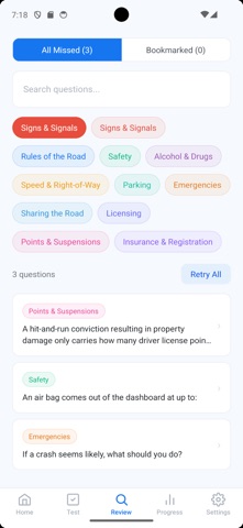 Drive Prep NC: DMV Permit Test iPhone screenshot