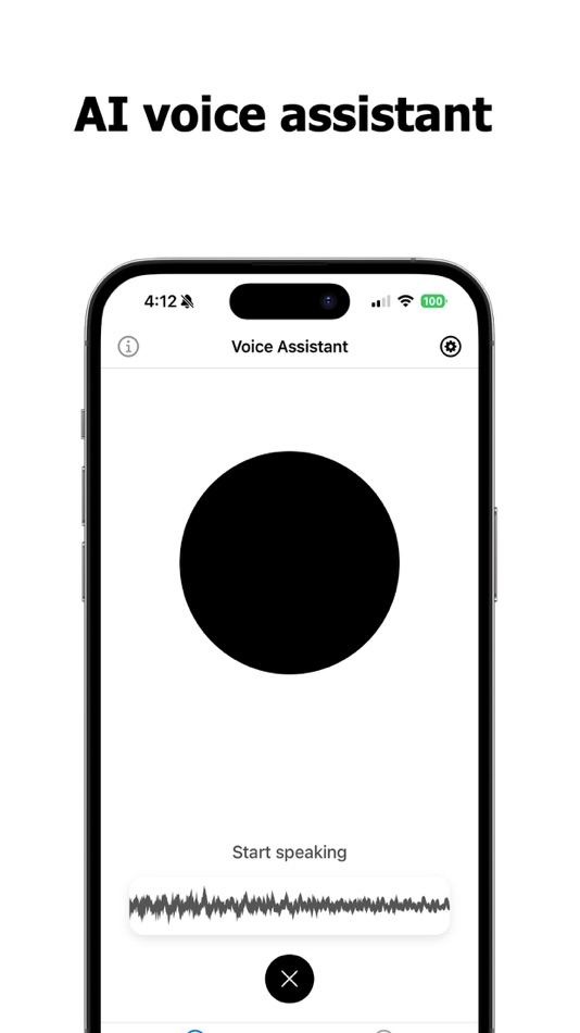 #1. Talk to AI: Voice Assistant (iOS) 由: Norton Algorithms LLC