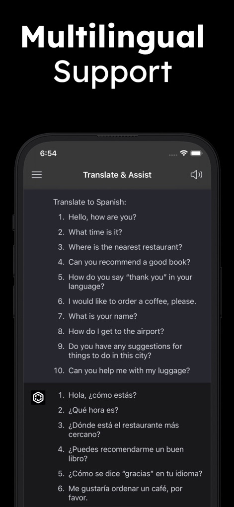 ChatPlus: AI Chatbot Assistant - This tool offers robust multilingual support, enabling effortless 'Translate & Assist' features for phrases from English to Spanish for global communication needs.