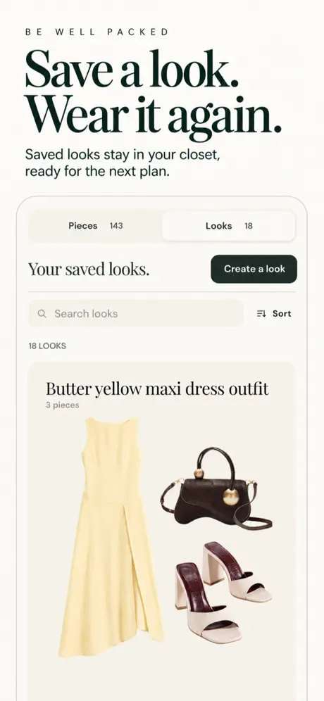 Be Well Packed: Outfit Planner screenshot 5