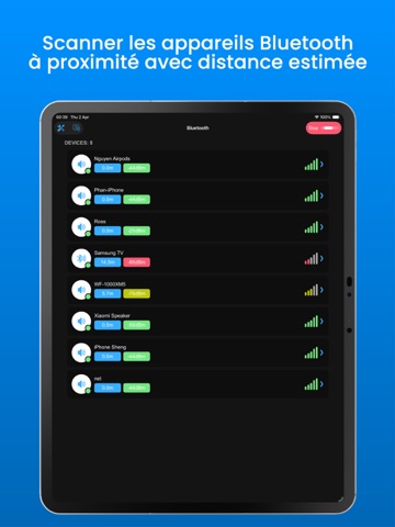 Scanner Bluetooth: Trouver BLE iPad screenshot 2