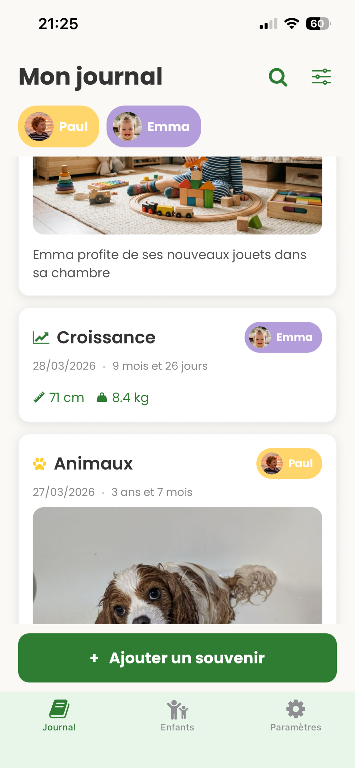Kidmemo screenshot 2