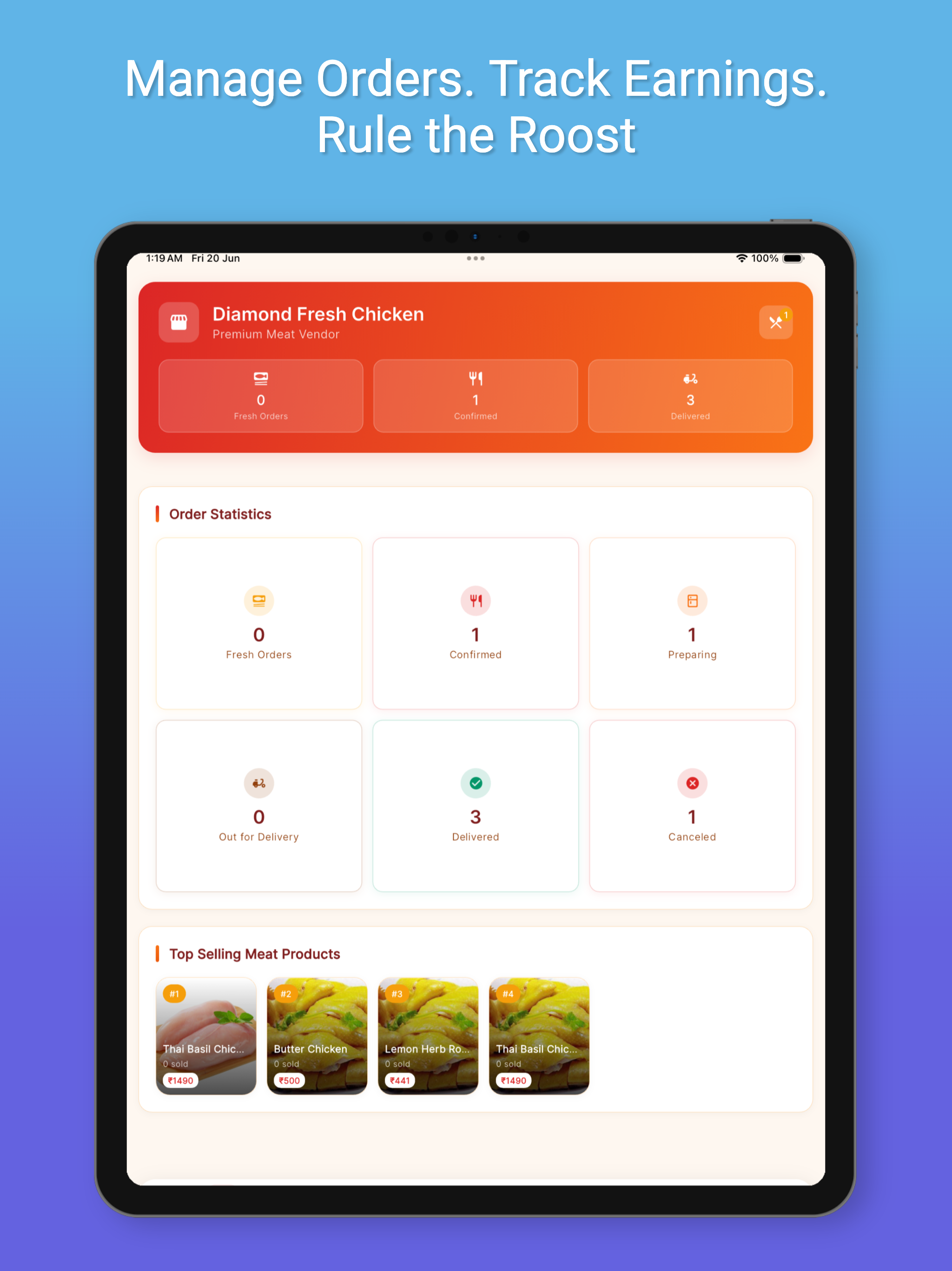 DiamondFreshChicken Vendor