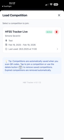 HFSS Tracker screenshot