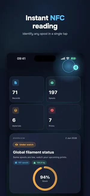 SpoolLab - 3D Filament Tracker screenshot 1