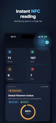 SpoolLab - 3D Filament Tracker Screenshot 1 of 6