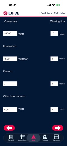 Cold Room Calculator Screenshot 3 of 5