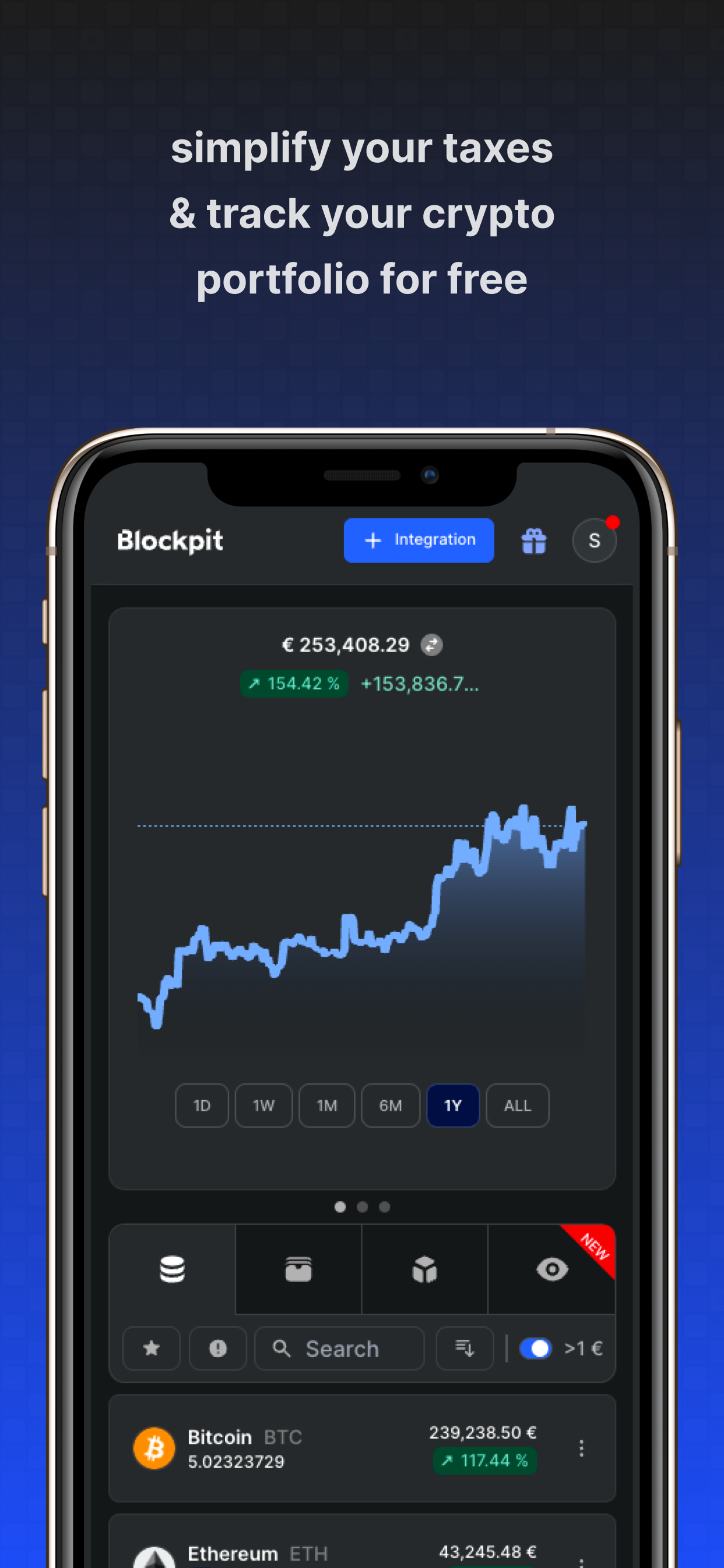 Blockpit: Taxes & Portfolio