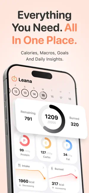 Leana - AI Calorie Counter screenshot 1
