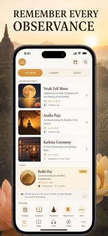 Buddhist Calendar Sutras Screenshot 6 of 10
