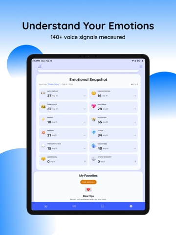 Vijo® EQ Secure Video Journal iPad screenshot