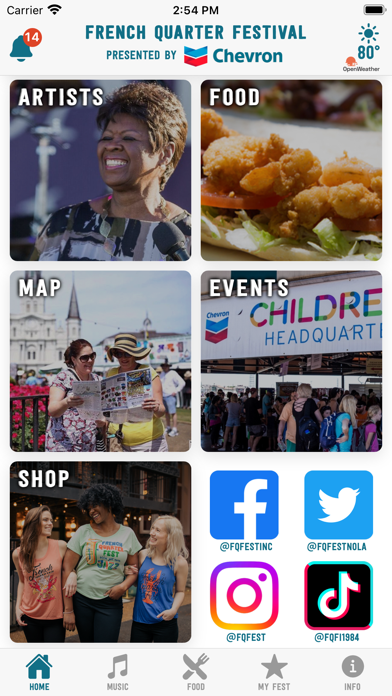 French Quarter Festival Screenshot