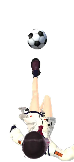 Soccer juggling girl screenshot 3