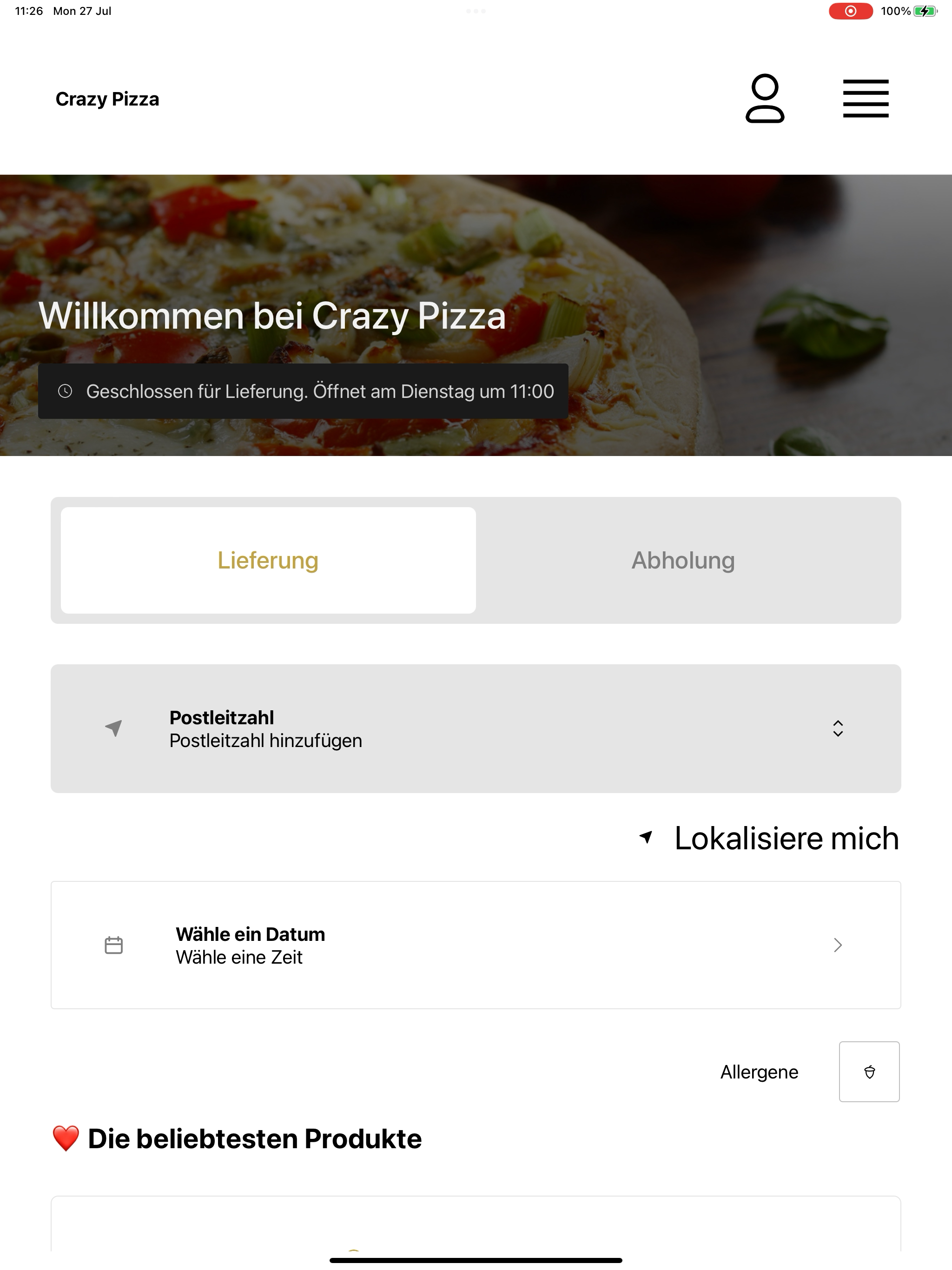 Crazy Pizza Wien screenshot 6