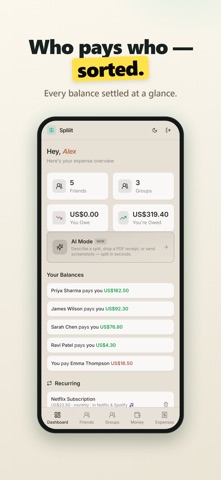 Spliiit - Split Expenses Screenshot 8 of 9