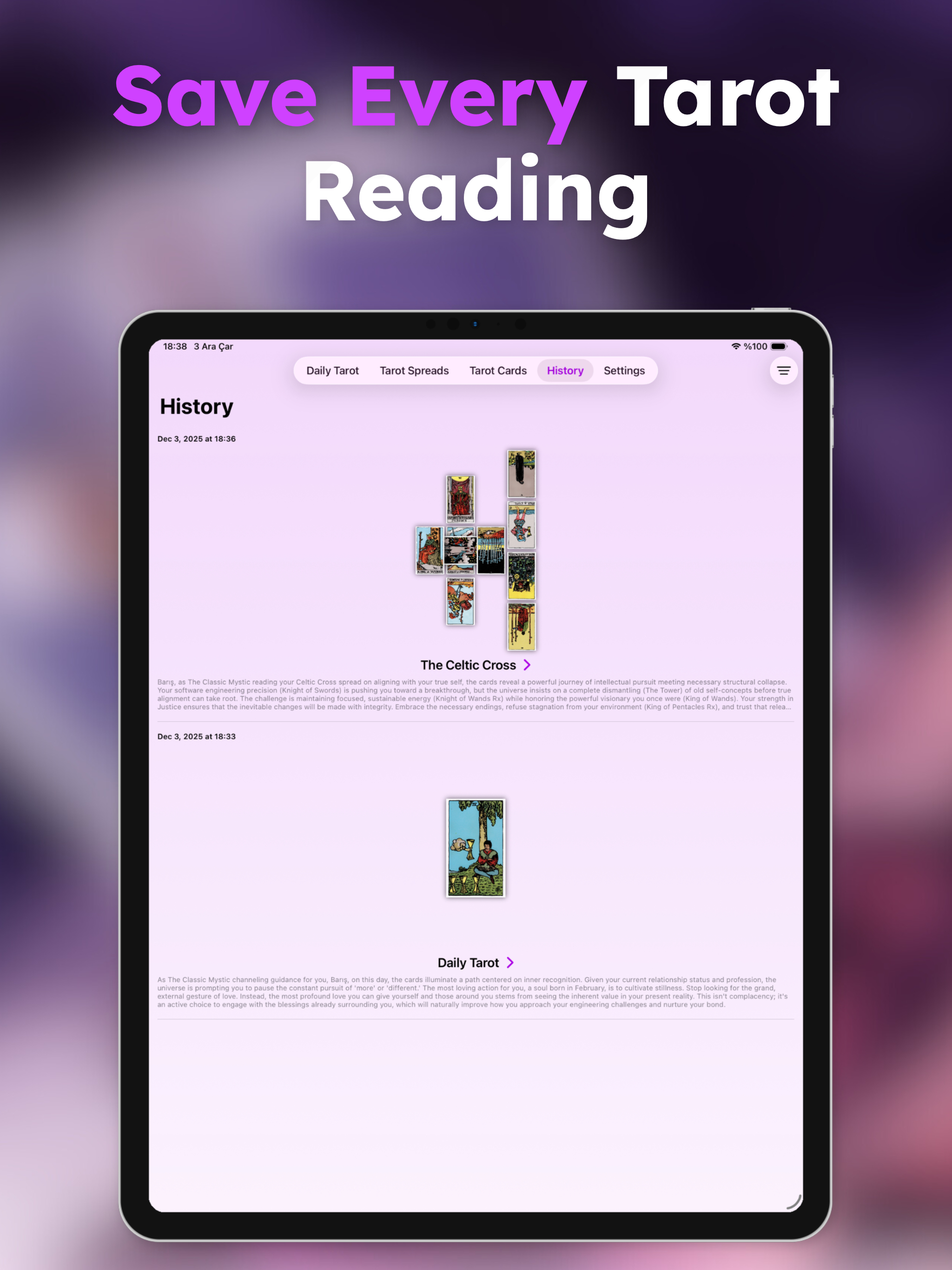 Tarot Card Reading: Tarotware screenshot 16