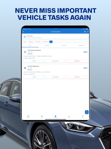 Vehico - Vehicle management iPad screenshot
