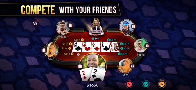 ‎Zynga Poker ™ - Texas Hold'em Screenshot