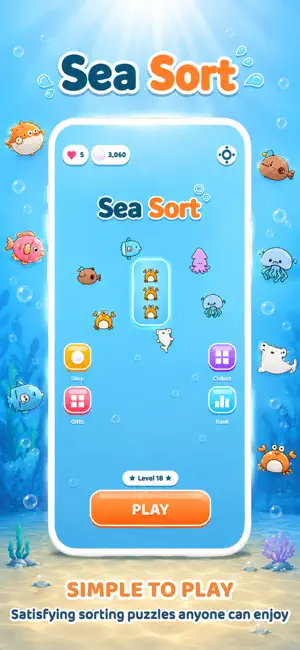 Sea Sort: Water Color Puzzle screenshot 1