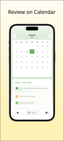 GratitudeLog - Gratitude Log iPhone screenshot