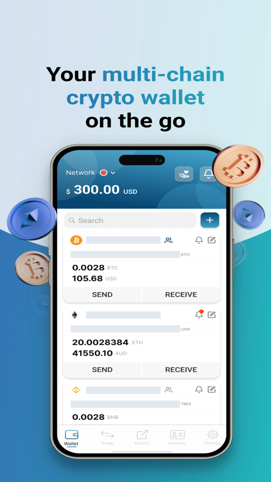 #1. AEM+ | Multi Crypto Wallet (iOS) By: AEM Algorithm